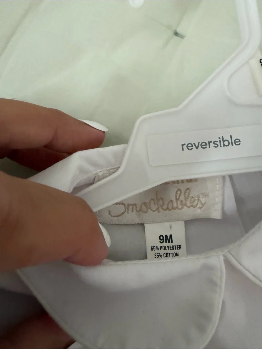 Sew beautiful Smockables soft white